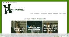 Desktop Screenshot of hersenwerkvoorhonden.nl